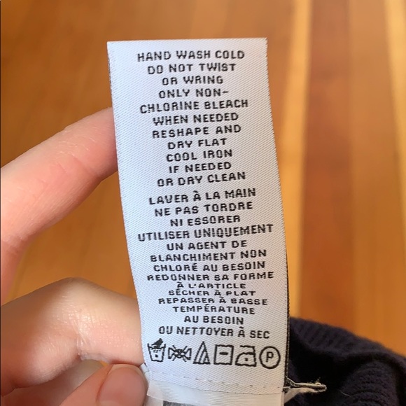 Carmen Marc Valvo Navy Blue Peplum Top - Picture 10 of 10